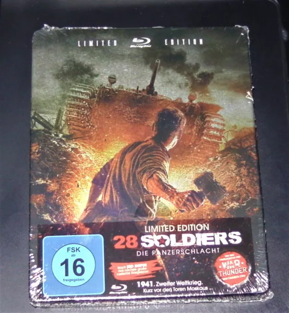 28 Soldados La Panzerschlacht Limitada steelbook / Futurepak blu ray Nuevo