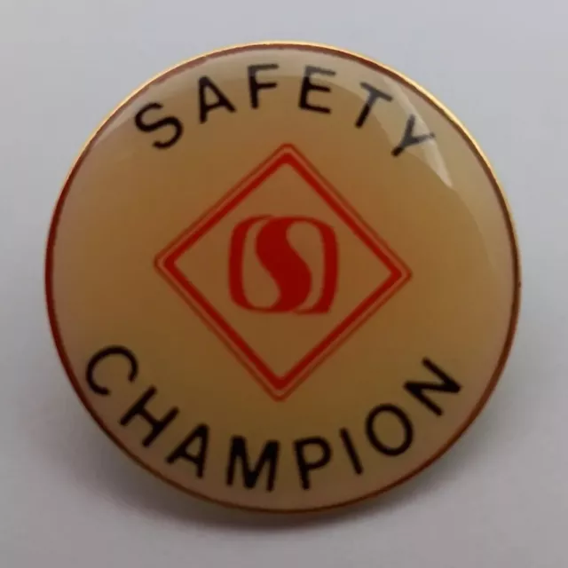 Safeway Safety Champion Lapel Pin Employee Advertising Grocery Store Retro