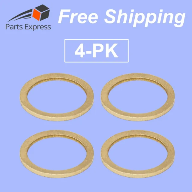 [4-PK] GROEN Part# Z002019, SOLID BRASS Washer 5/8" ID, Friction Rings