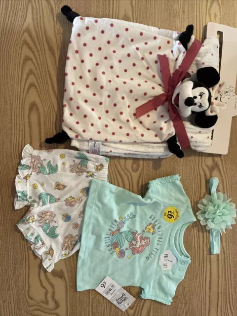 Baby Girls Newborn Bundle Of Clothes