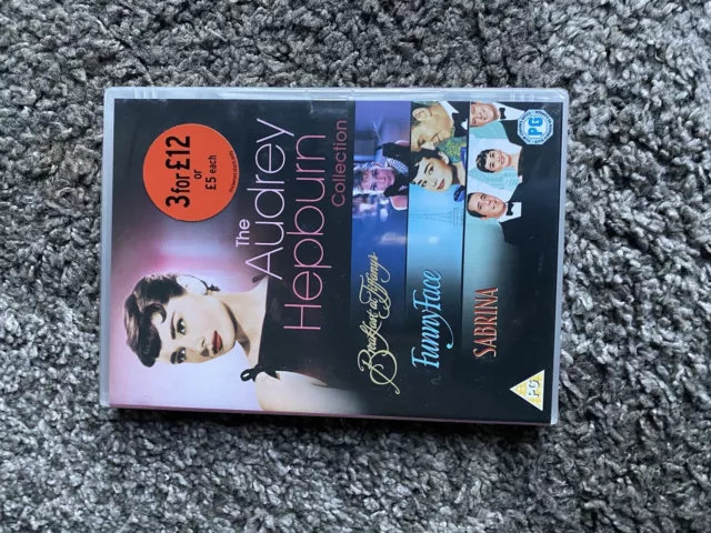 The Audrey Hepburn Collection Dvd 3 Film Region 2 Brand New & Sealed
