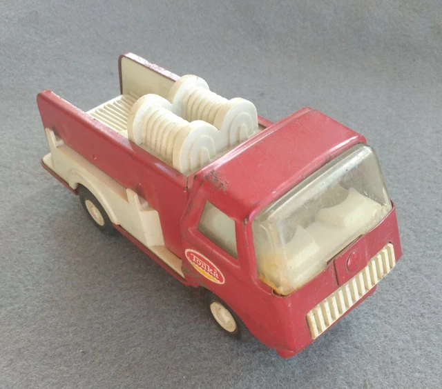Vintage Tonka Truck Red White Fire Engine Collectable #2