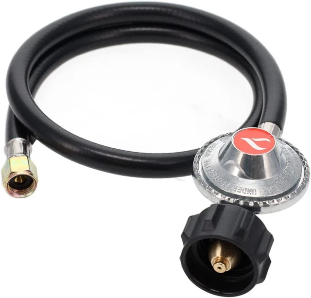 PROPANE REGULATOR GAS Hose Tank LPG Low Pressure BBQ Grill Burner Fire
