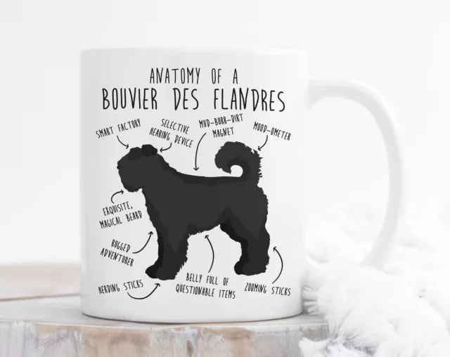 Bouvier Des Flandres Coffee Mug Black Bouvier Cute Dog Gift Dog Lover Funny Pet