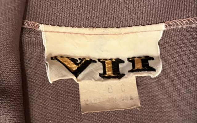 VINTAGE VII 70’S Belted Polyester Shirt Jacket Size 8 Solid Brown Pre ...