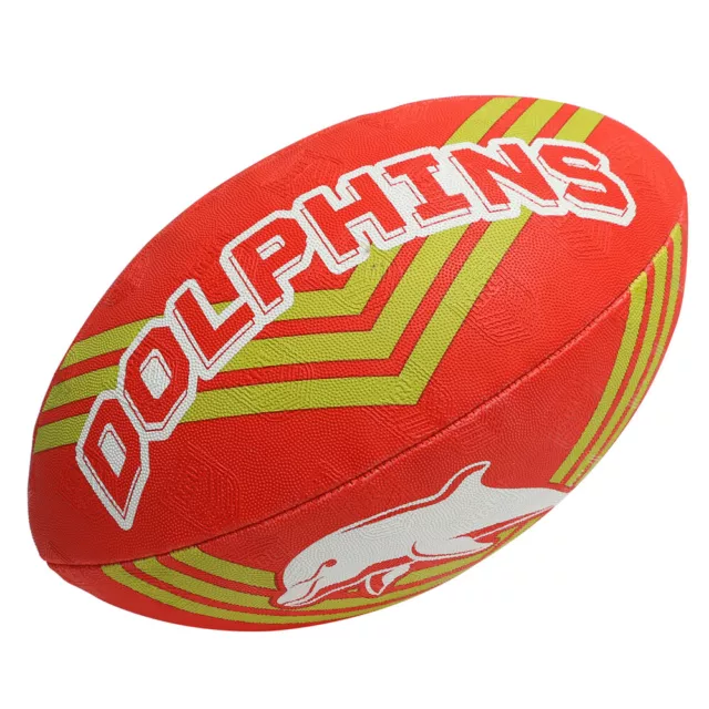 Steeden Redcliffe Dolphins - Size 5 - NRL Supporter Football