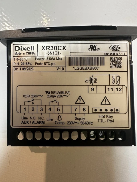 Termostato Dixell XR30CX-5N0C0 (2 relés) - Con tu aire