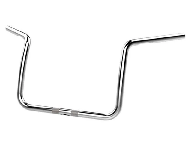 Khrome Werks 300519 1in. 2+2 Bagger Sweeper Custom Handlebar - Black (Chrome)