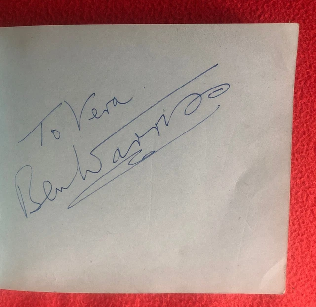 Jimmy Jewel - Ben Warriss -Donald Peers Signed Oct 1959 BBC Radio/TV