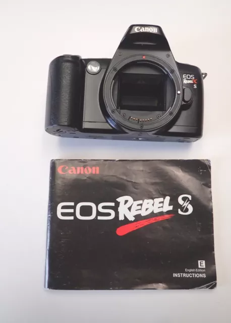 Canon EOS Rebel S 35mm SLR Film Camera with Manual - Body Only - Excellent