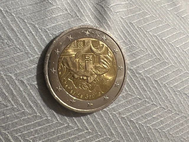 Piece Rare 2 Euro Charles De Gaulle