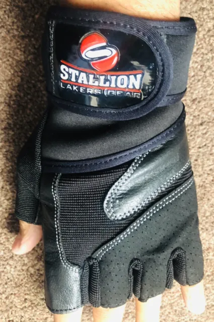 Stallion Gear Weight Lifting Gloves, Size L