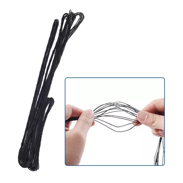 Versatile Recurve Bowstring Suitable for 48 70 inch Bows Black or White Options