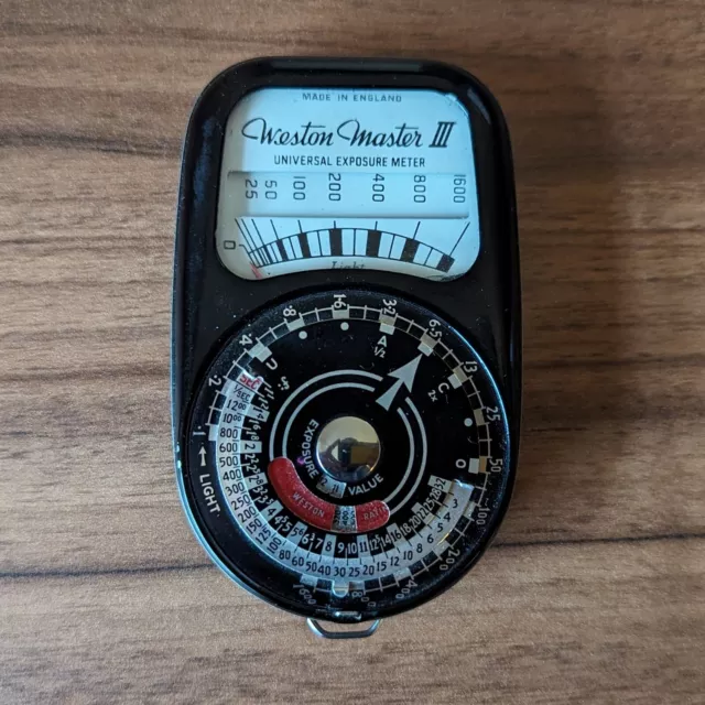 Weston Master III Sangamo Universal Exposure Meter Light Meter