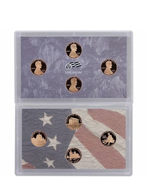 2009 Bicentennial Lincoln Proof Set 4 No Box or COA Proof Pennies
