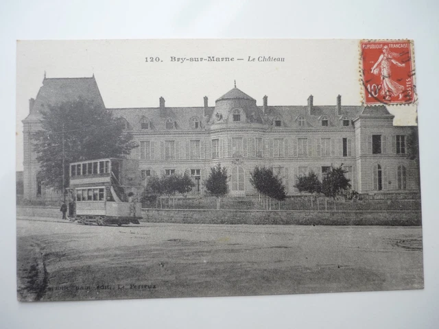 Ancienne Carte Postale CPA Nogent-sur-Marne - La Station Des Tramways (676137)