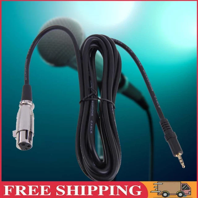 Neue XLR 3 Pin Buchse auf rechten Winkel 1/8 XLR3F, rechtwinklige 3,5 mm TRS für