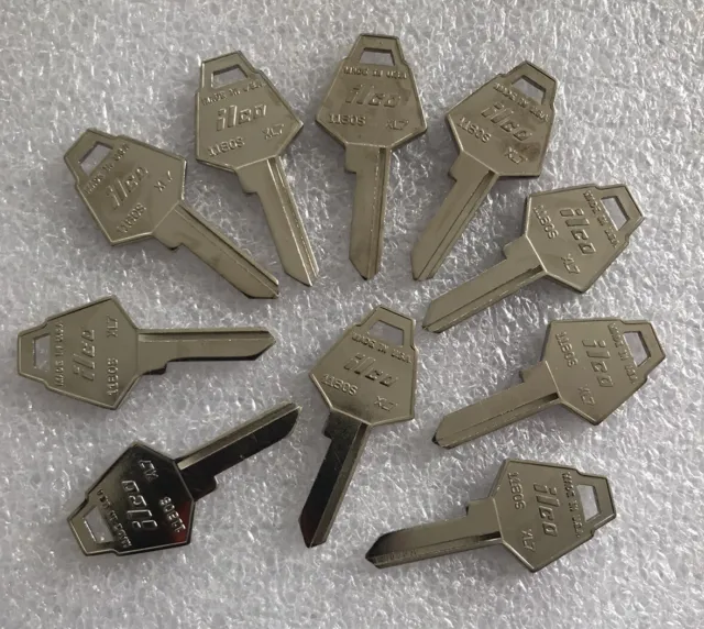 Ilco brand key blanks.  XL7 1180S    locksmith  Set of 10                    [x]