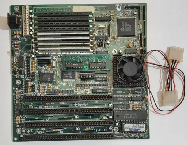 OCTEK HIPPO COM Rev. 2.1 486 ISA Mainboard + Intel 80486DX2 66MHz + 20MB RAM