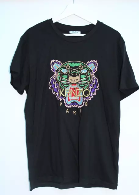 KENZO PARIS TIGER T shirt Made in Portugal White XL EUR 41 99