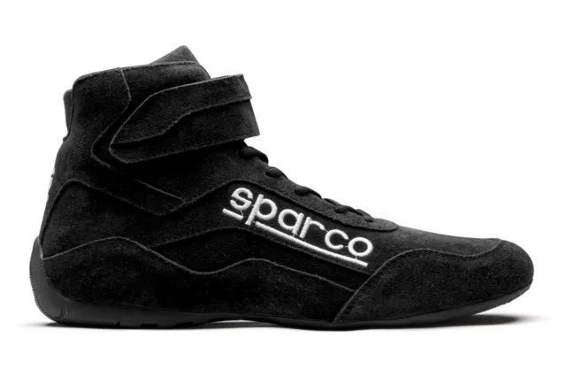 Sparco Race 2 Series Racing Shoes - 11.5 Black - Aggressive Design # 001272115N