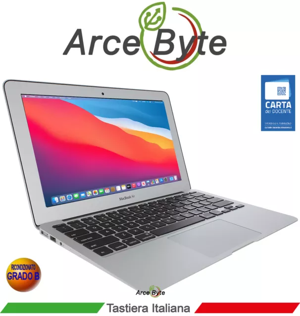 APPLE MACBOOK AIR 11" 2013 TASTIERA ITALIANA CORE i5 1,3Ghz 4GB 128GB SSD