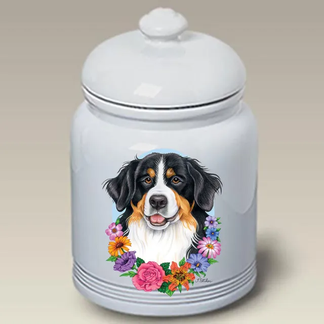 Bernese Mountain Dog Ceramic Treat Jar TP 47051