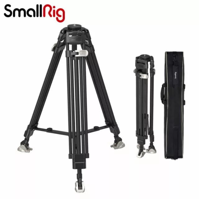 SmallRig 72" Carbon Fiber Camera Tripod 75mm Video Bowl Tripod Load up to 55 lbs