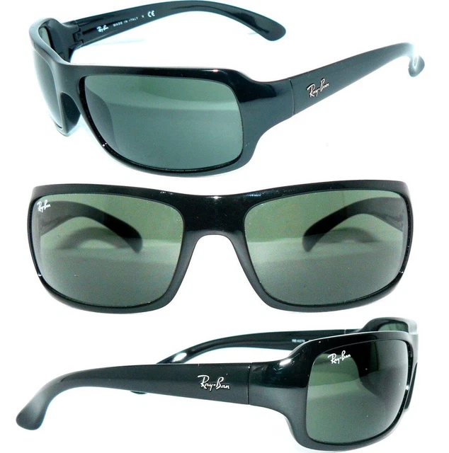 Ray Ban Occhiali Da Sole Nero Verde Rb 4075 601 Uomo Occhiali 4108 Astuccio Donna