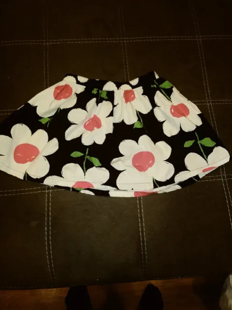 Girls Floral Skirt Size 8