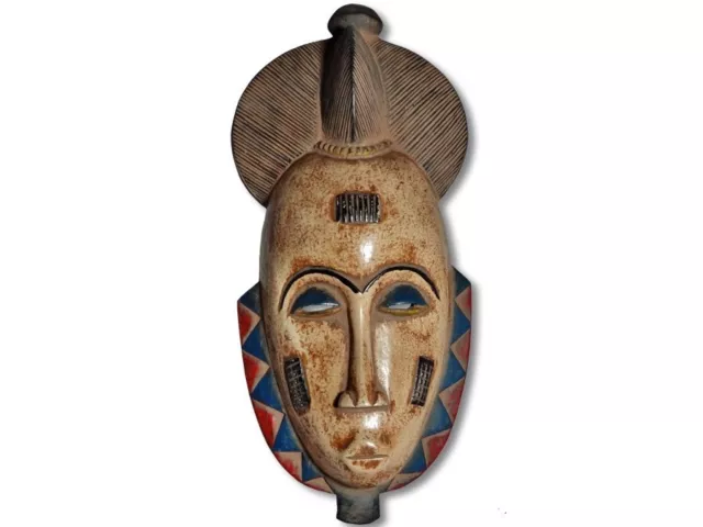 Maske der Baule Elfenbeinkueste  Afrika 39cm  afrikanische Maske Voodoo