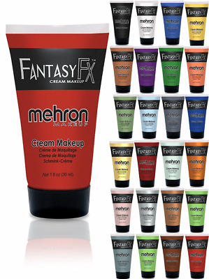 Mehron Fantasy Ffx Water Base_Cream Face Body Paint Stage Halloween Makeup Color