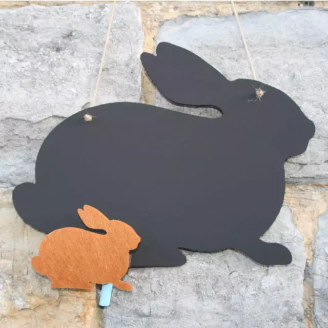 Chalk Blackboard Rabbit Shape- Memos & Notes for Home Decor