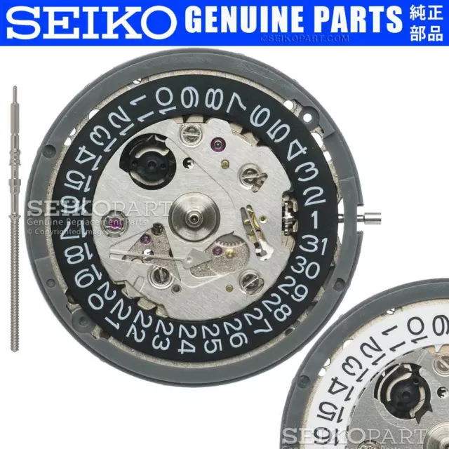 Seiko (Sii) Nh35 Nh35A Automatic Watch Movement Date At 3H White Or Black Disc