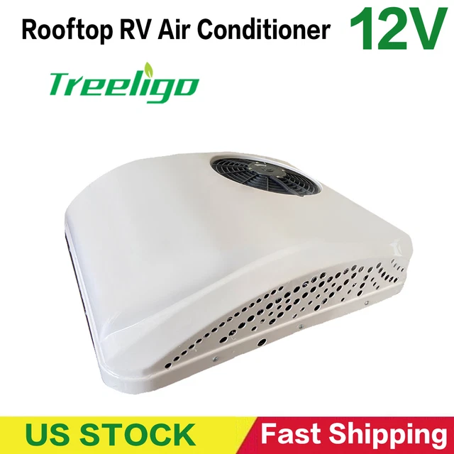 COOL HEAT 12V RV Air Conditioner 13.5K Camper Rooftop Ducted AC Unit