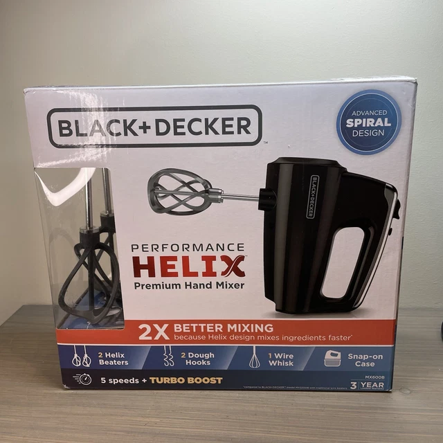 BLACK AND DECKER MX600B Helix Performance Premium 5Speed Hand Mixer