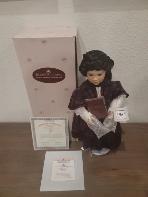 JO - The Ashton-Drake Galleries Little Women Collection Porcelain Doll with COA