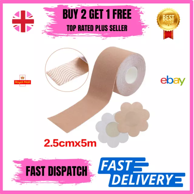 5M BOOB TAPE for Women Sexy Push Up Bra Body Adhesive Invisible