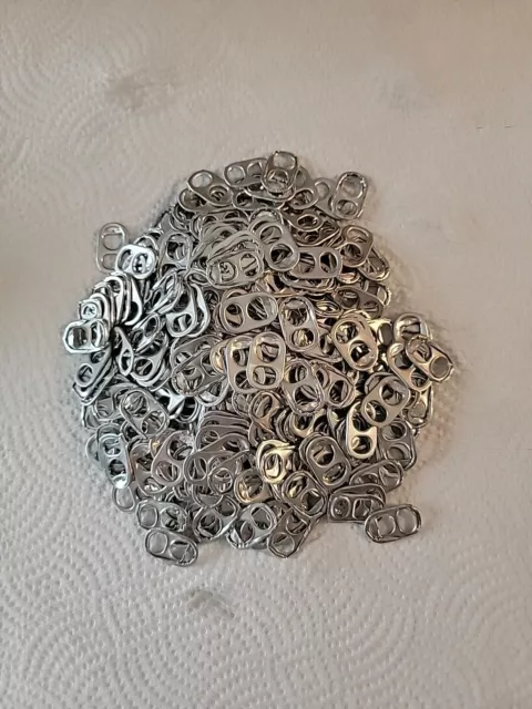 350 Aluminum Pull Tabs Pop Coke Beer Soda Tabs Tops Aluminum Can Arts and Crafts