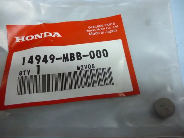 Spessore Past Valvole 2,40 Honda Crf 450 R X Vtr 1000 Sp Xl 1000 Var 14949Mbb000