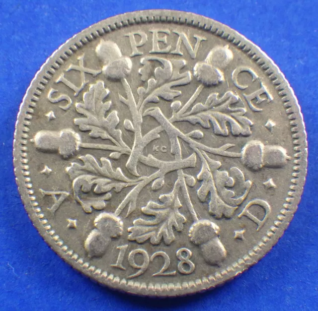 Gap filler King George V 1928 sixpence - jwhitt60 coins