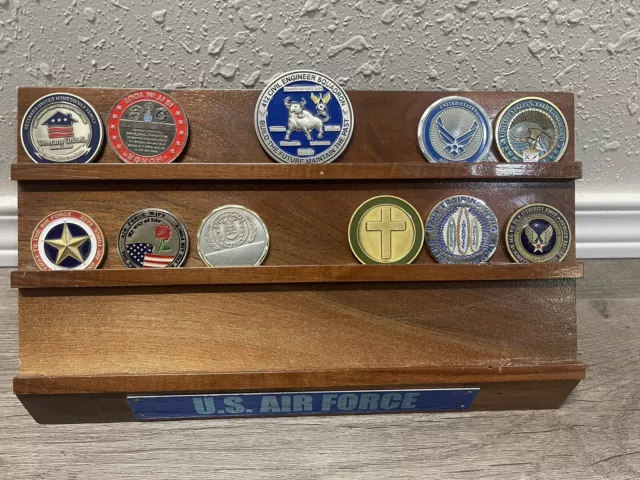 Lot Of 11 Military Coins - Challenge Coins - Air Force Lot Of 11 Military Coins - Challenge Coins - Air Force