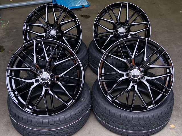20 Pollici Cerchi IN Lega RW01 per Audi A3 S3 8V 8P Q2 Q3 8U F3 Tt 8J 8S Nero