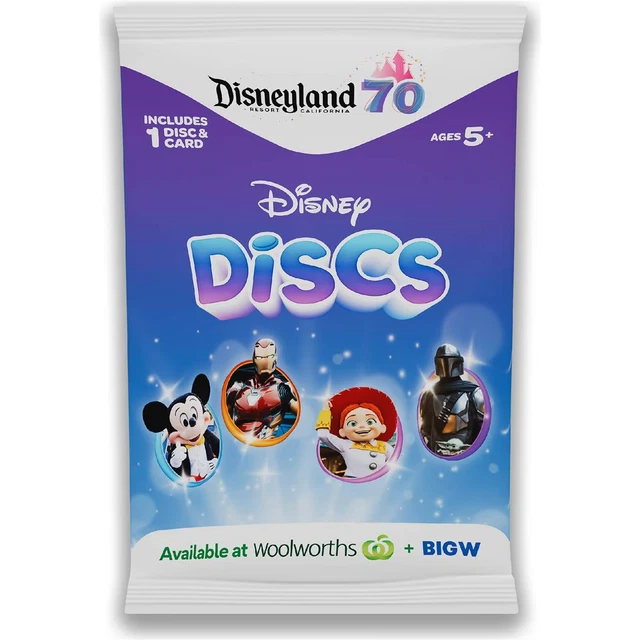 DISNEY　discs 70周年 Celebrate 70 Years of Disneyland Resort with New Disney