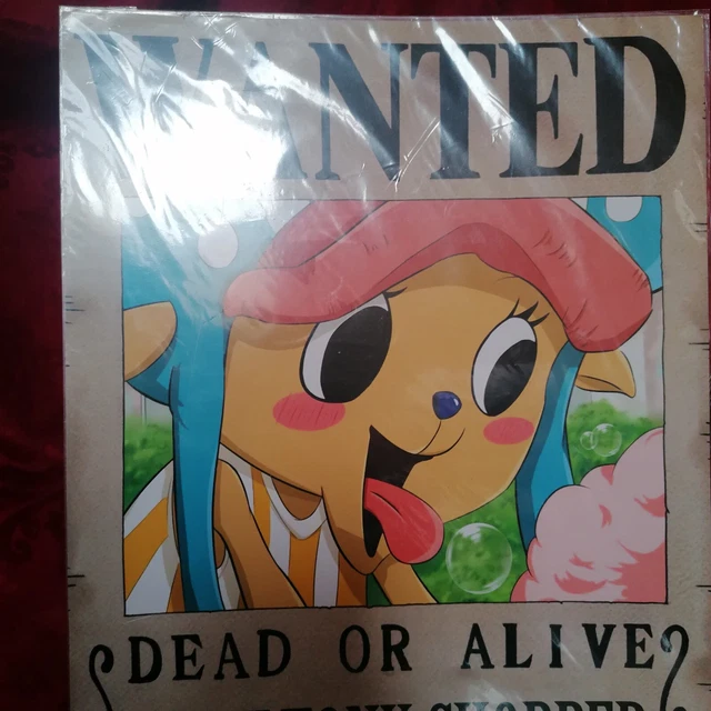 ONE PIECE WANTED BOUNTY POSTER CHOPPERanimemangaA3 EUR 11,65