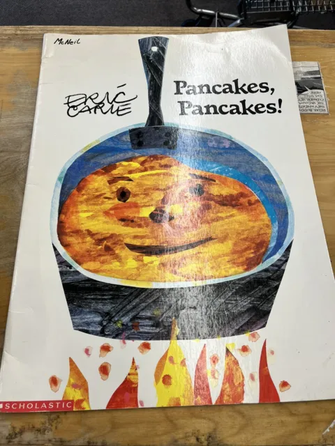*RARE* Pancakes, Pancakes! Eric Carle  TEACHER BIG BOOK   23" x 16"  Easel Book