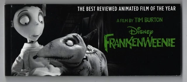 FRANKENWEENIE (Promotional Flip Book of 2012 Film)