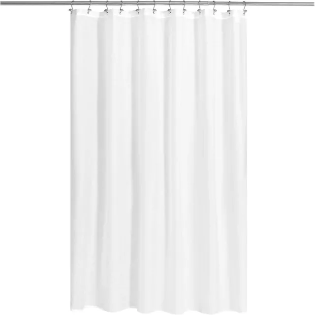 (1~2PCS) Shower Curtain Liner HEAVY DUTY Water Repellent 70"x72" Bathroom Liner