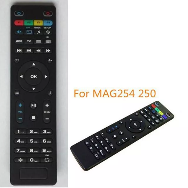 Replacement TV Remote Control for Mag250 254 256 260 261 270 IPTV TV Box Blac_x$