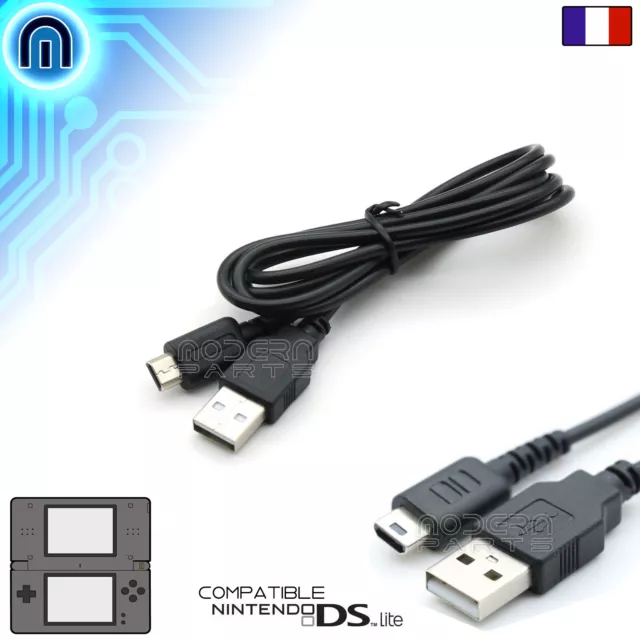 Cable Chargeur pour Nintendo DS Lite NDSL DSL Prise Alimentation USB Sync